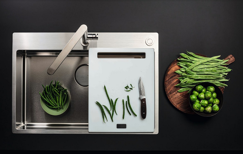 Разделочная доска, пластик 330х420