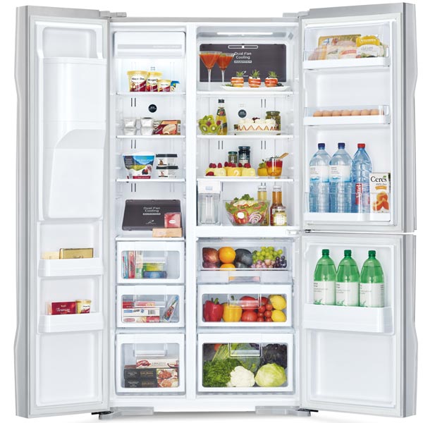 Холодильник HITACHI SBS R-M 702 GPU2 GS